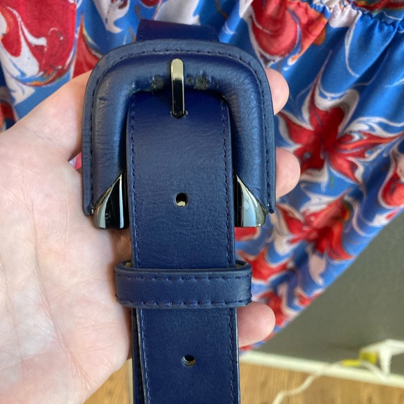 RACHEL ROY floral print XL dress, asymmetric hemline w/ leather belt - like new. - Picture 13 of 15